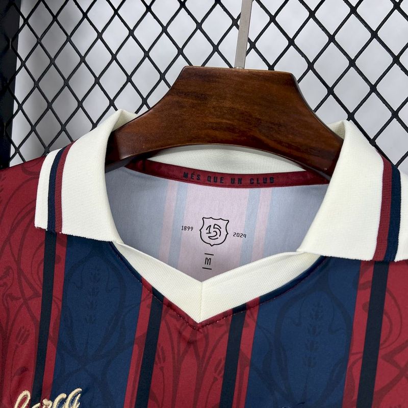 Camisa Barcelona Especial 2025 - vermelho e azul