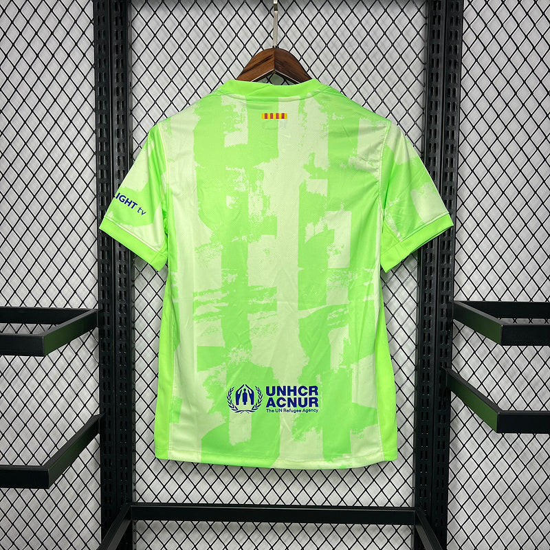 Camisa Barcelona Feminina Third 24/25 - Verde