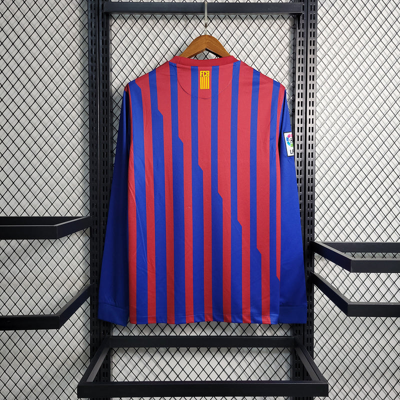 Camisa Barcelona Retro Manga Longa 11/12