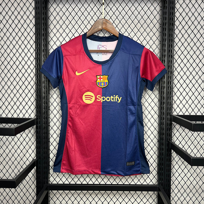 Camisa Barcelona Feminina Home 24/25