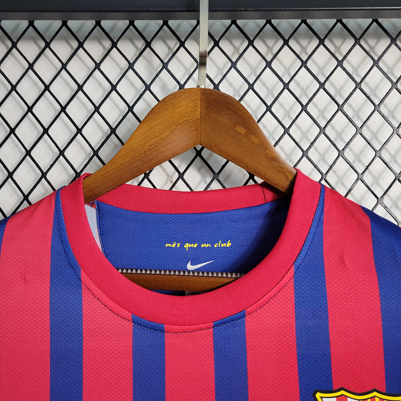 Camisa Barcelona Retro Manga Longa 11/12