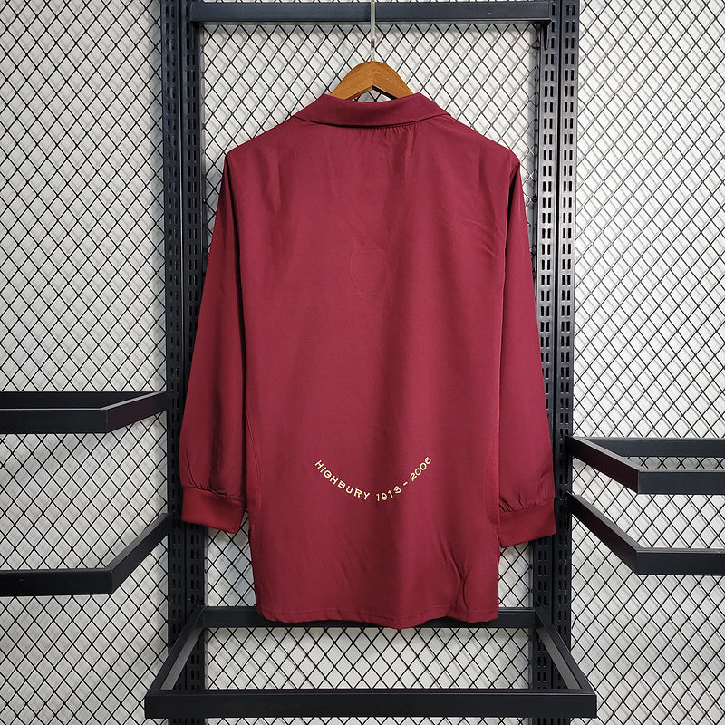 Camisa Arsenal Retrô Manga Longa  05/06
