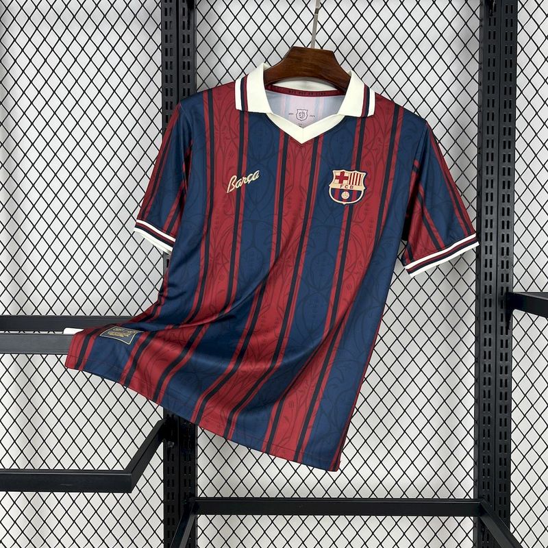Camisa Barcelona Especial 2025 - vermelho e azul