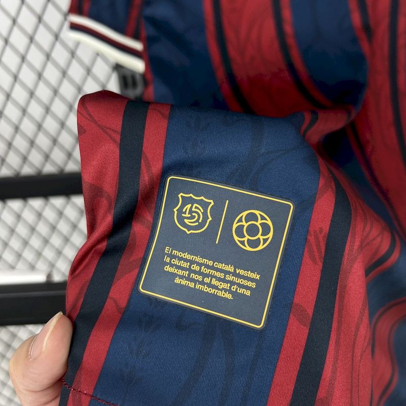 Camisa Barcelona Especial 2025 - vermelho e azul