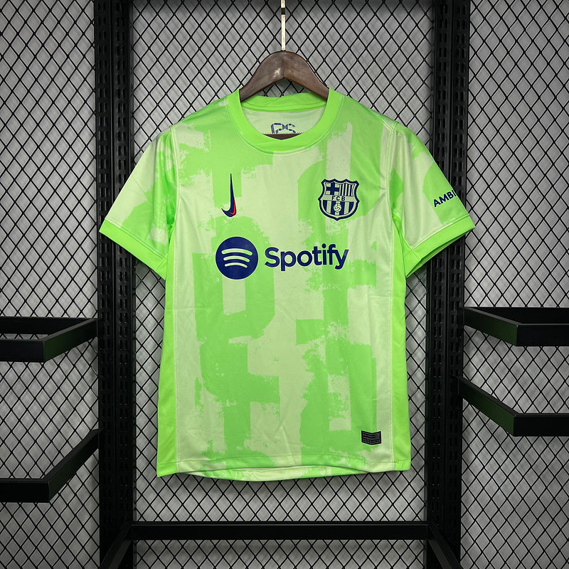 Camisa Barcelona Feminina Third 24/25 - Verde